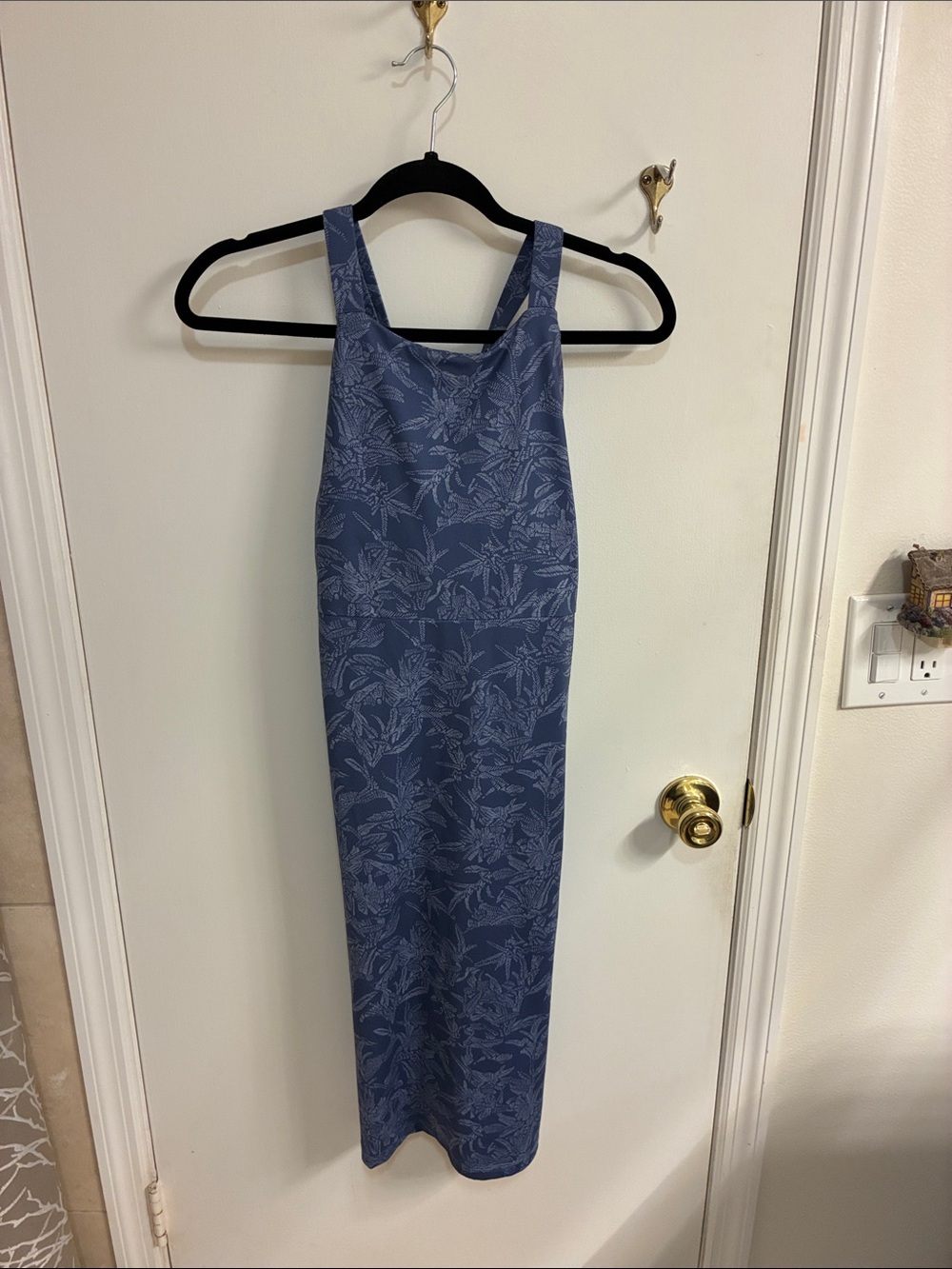 Patagonia Blue Magnolia Spring  Outdoor Midi Dress Sz L